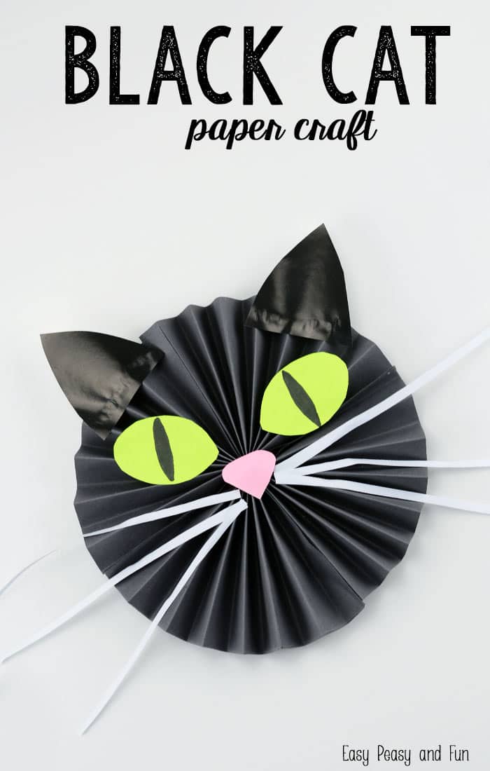 Black cat paper craft