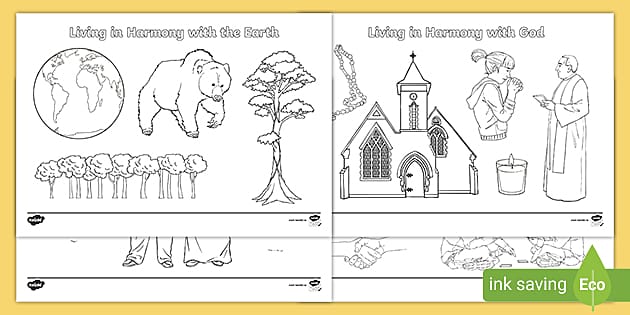 Catholic schools week daily colouring pages