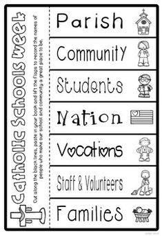 Catholic schools week ideas catholic schools week school week catholic education