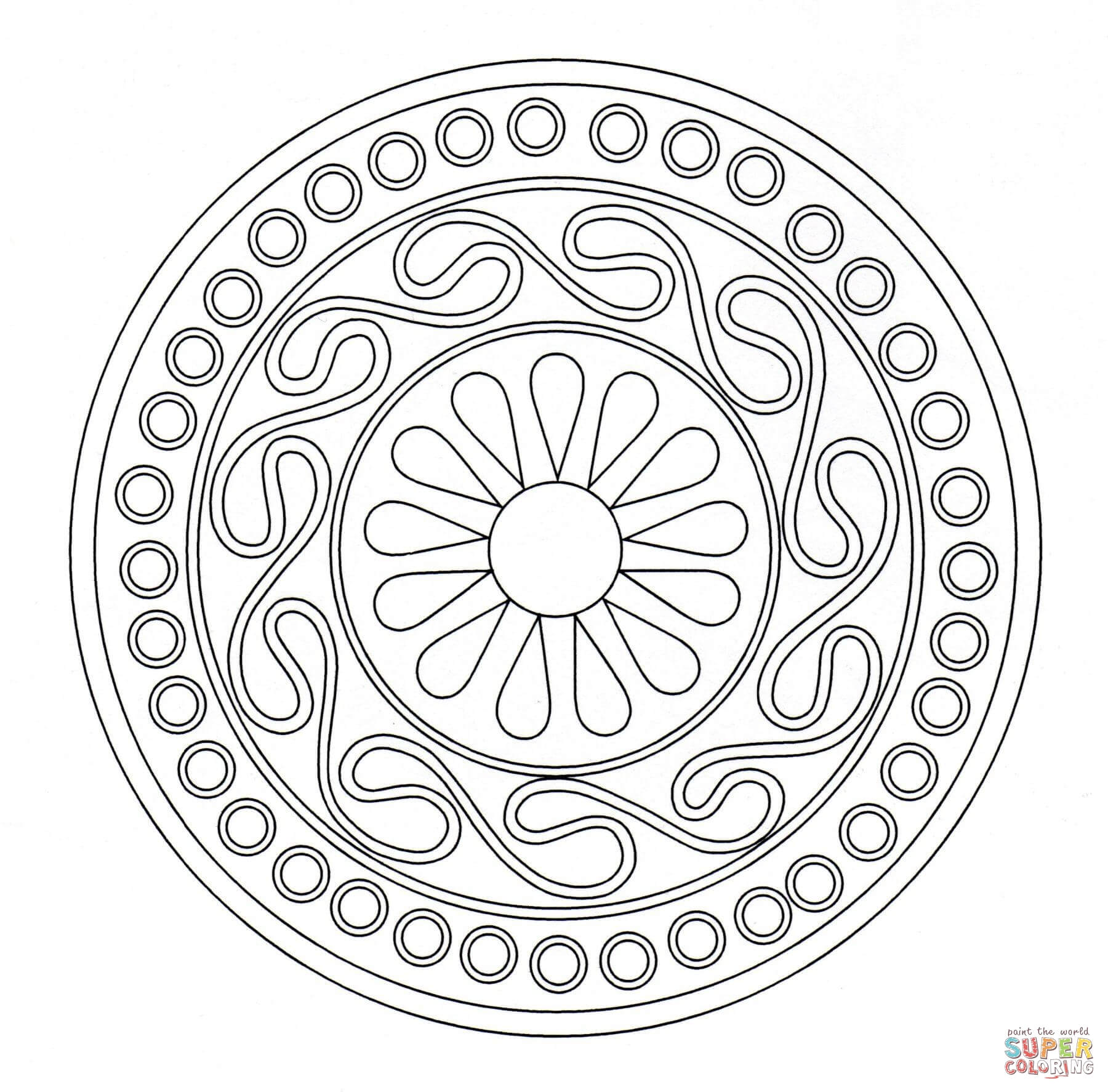 Celtic ornament coloring page free printable coloring pages