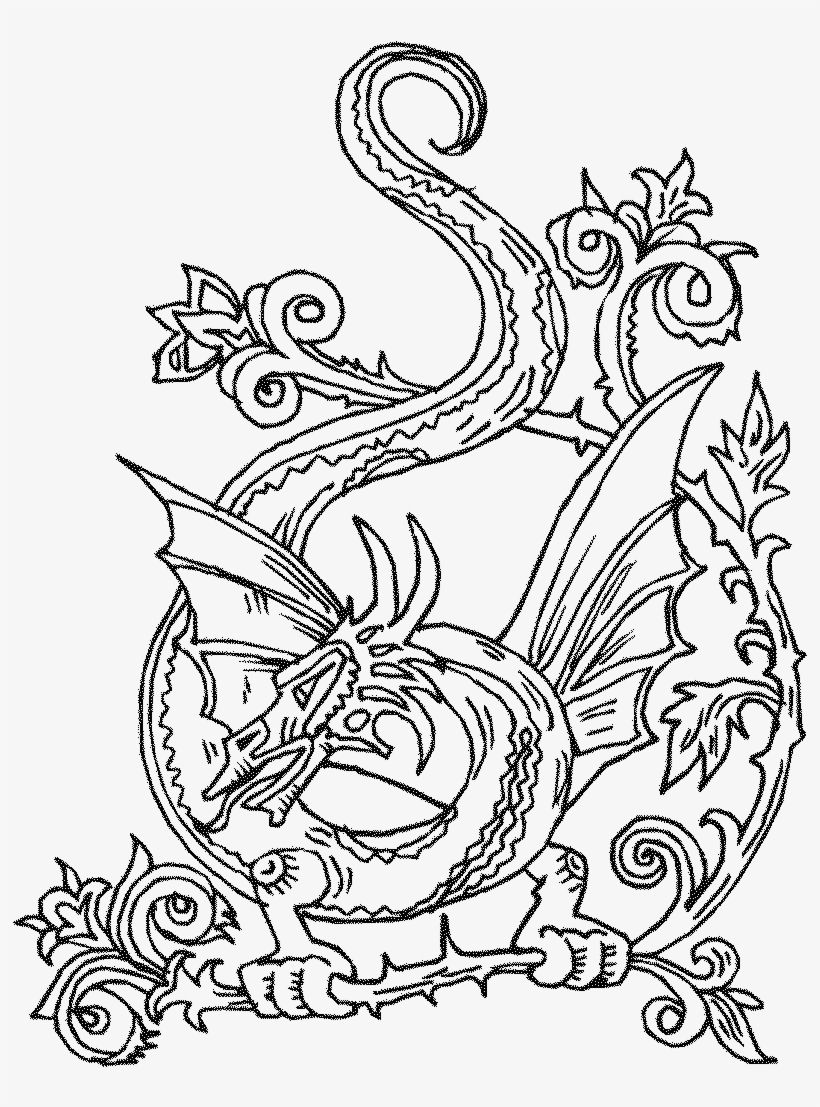 Dragon printable coloring pages