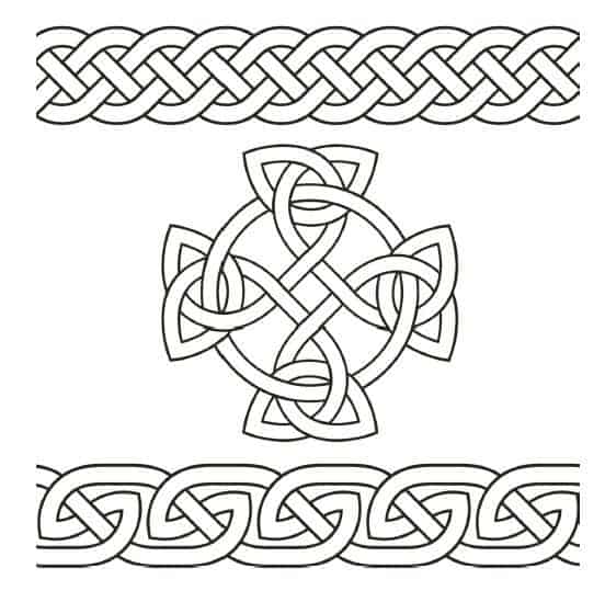 Free printable coloring pages for adults images to download and print from our celtic designs coloring book