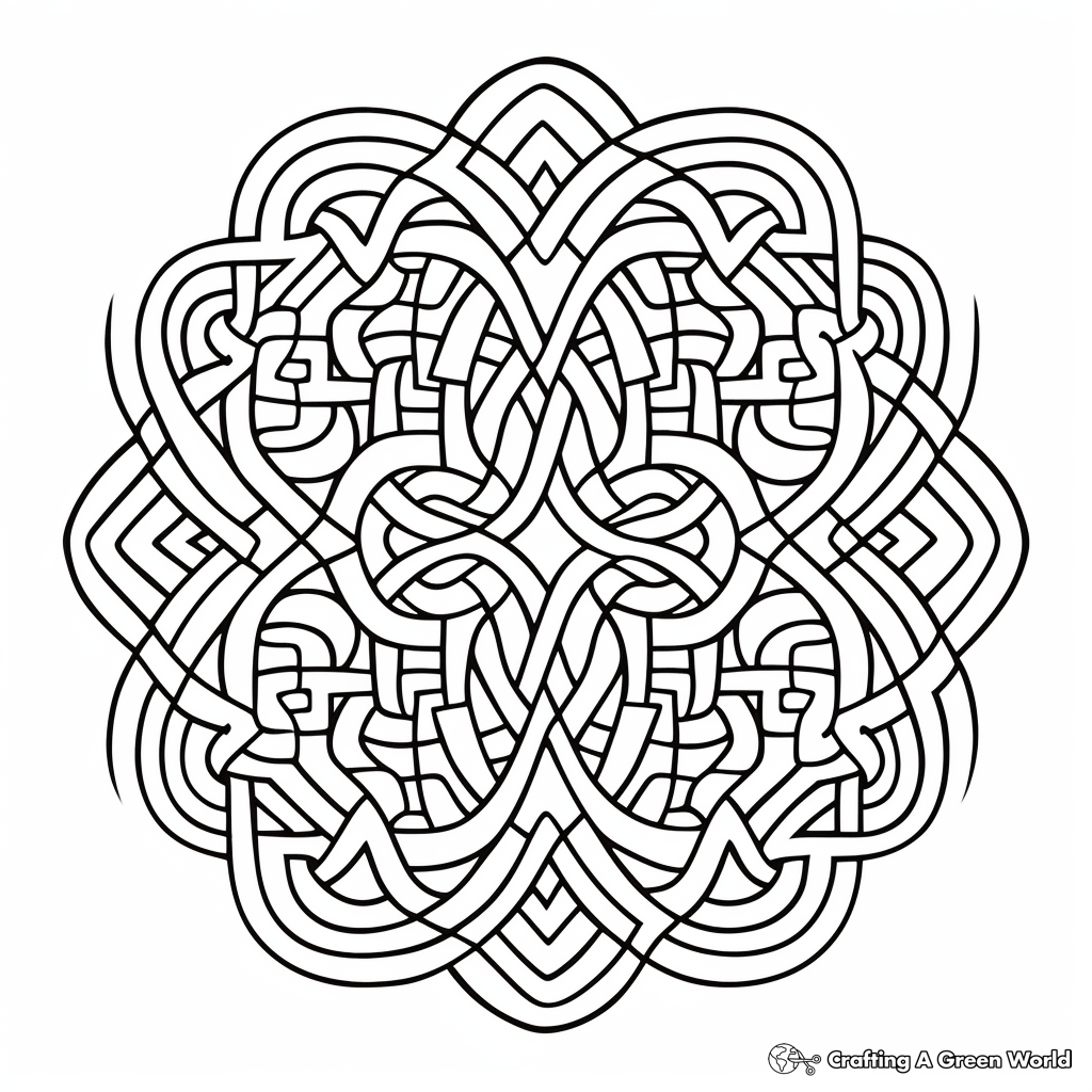 St patricks coloring pages for adults