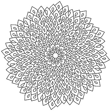 Chakra coloring page png transparent images free download vector files
