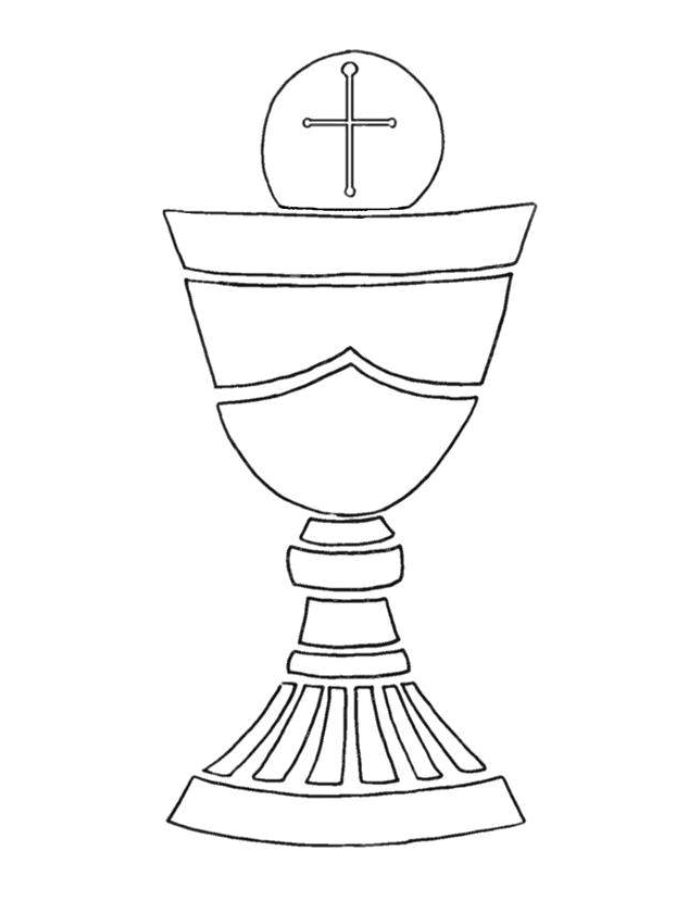 Chalice window cling template catholic playground window clings munion banner chalice