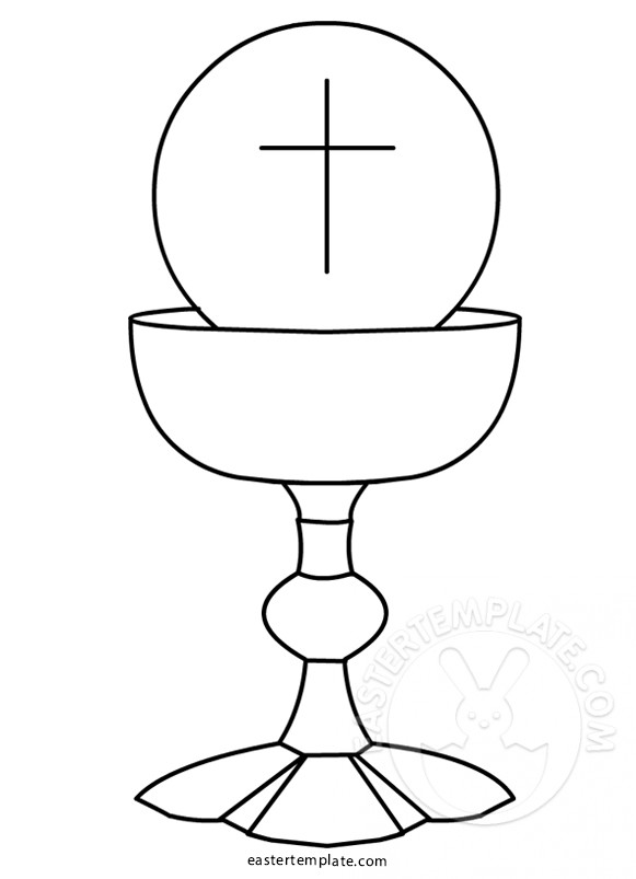 Chalice symbol coloring page