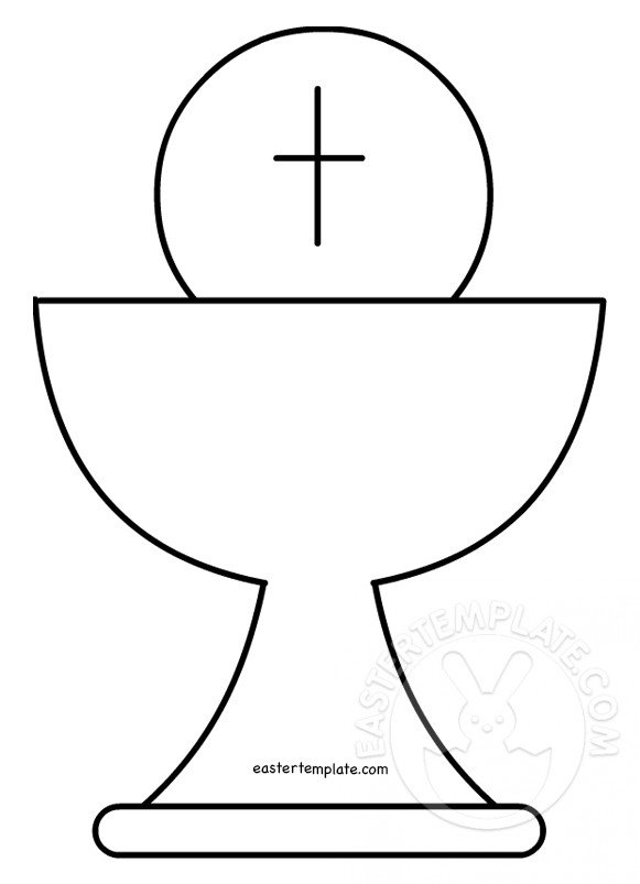 First munion chalice and host