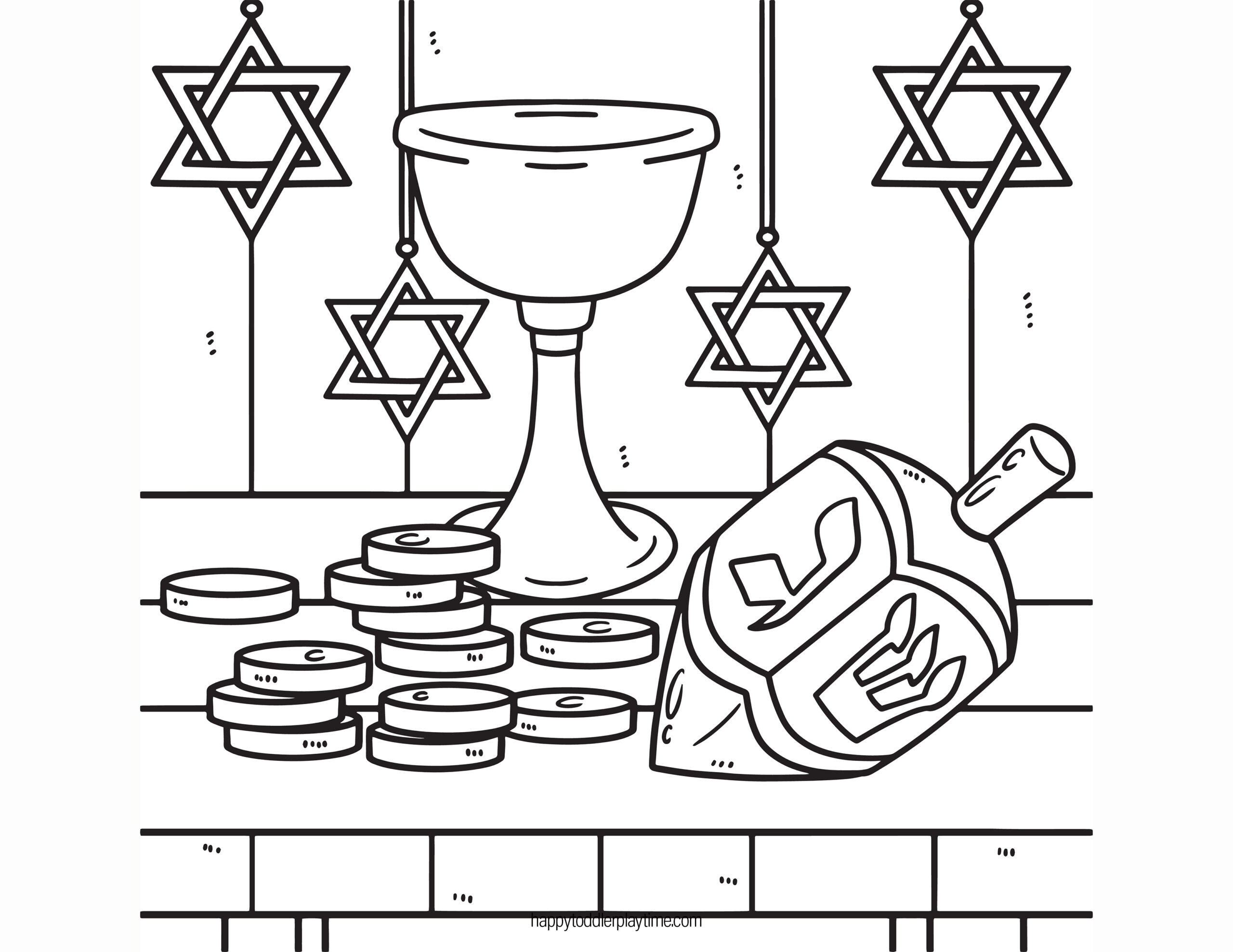 Free printable hanukkah coloring pages a festival of lights and colors