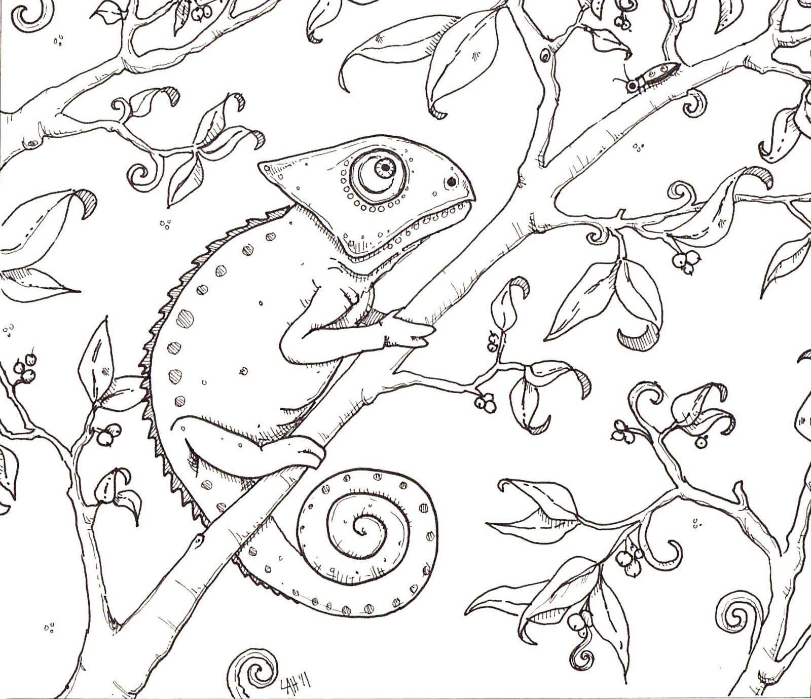 Caterpillar coloring template