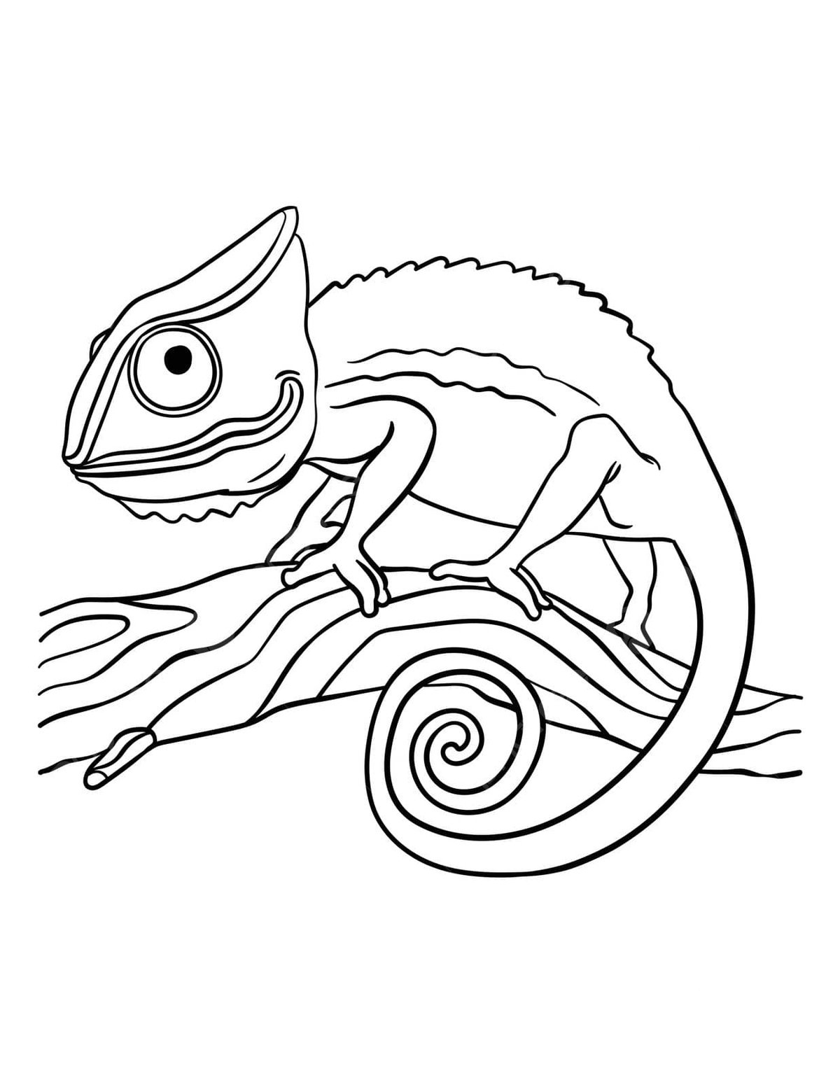 Chameleons isolated coloring page for kids chamaeleons graphic colouring page vector ring drawing kid drawing color drawing png and vector with transparent background for free download