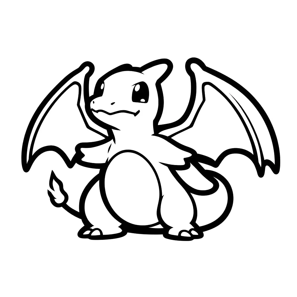 Charizard coloring page
