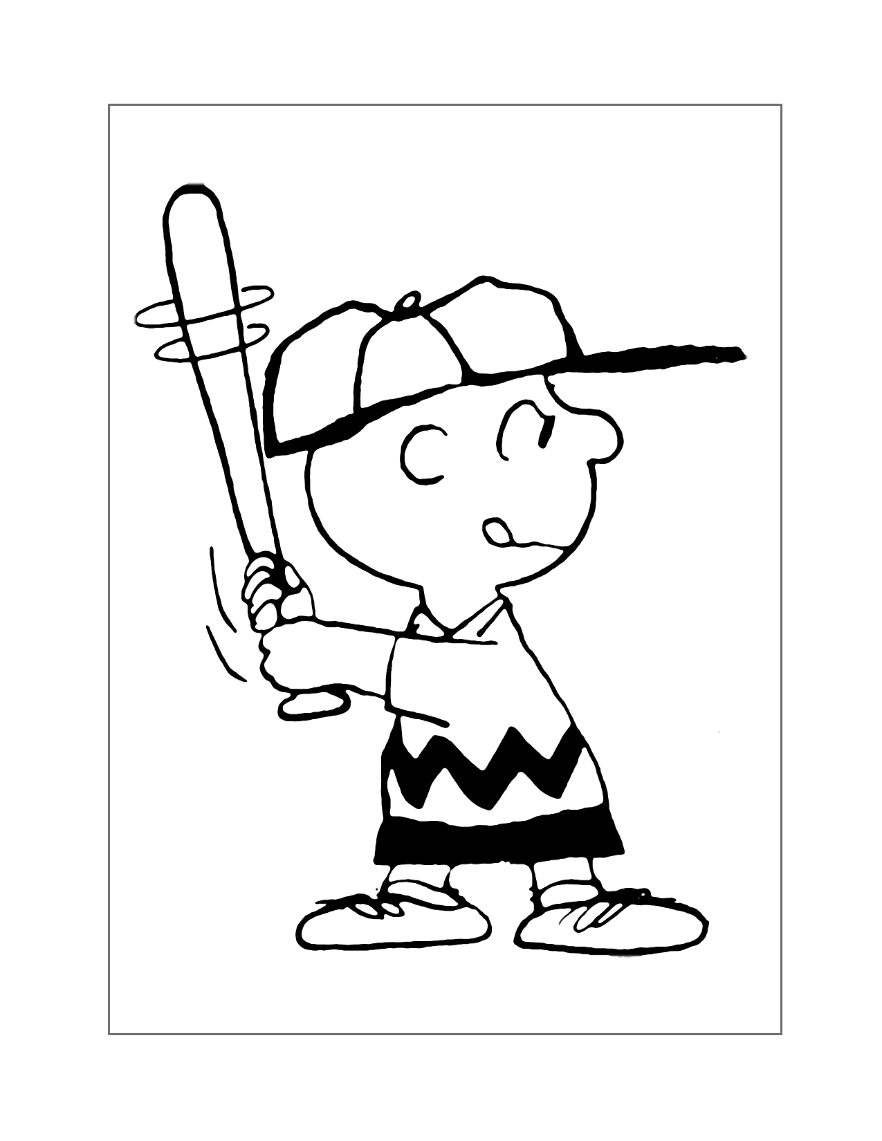 Charlie brown pages â printable pages