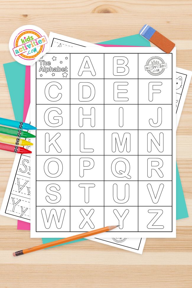 Alphabet printable chart coloring pages in abc chart free alphabet chart preschool coloring pages