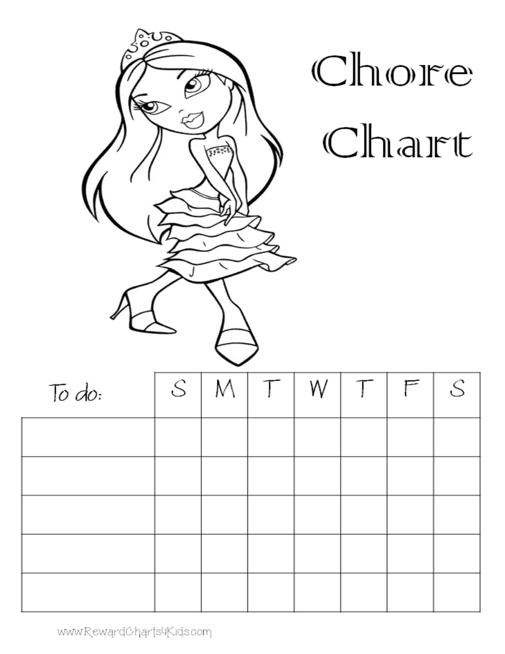 Chore charts for kids