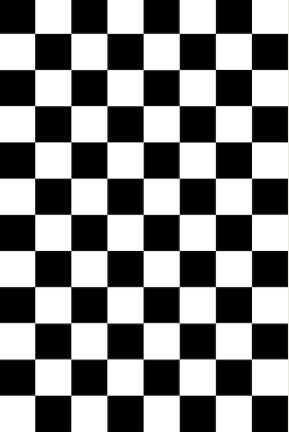 Mono bw checker board cm square check print stretch spandex fabric stunning sewing dressmaking festival apparel