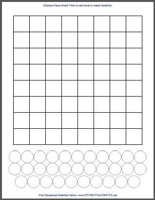 Diy checkers