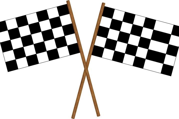 Printable checkered flag