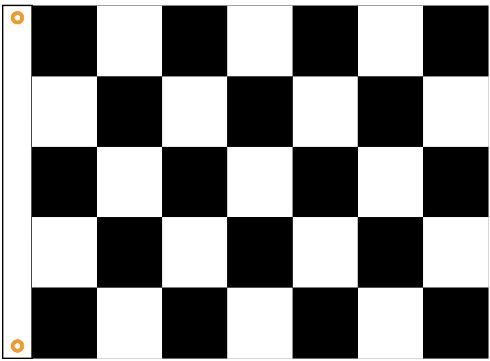 Printed outdoor checkered flag â of america