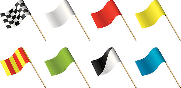 Red checkered flag stock photos pictures royalty