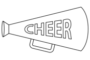 Cheerleading coloring pages free coloring pages