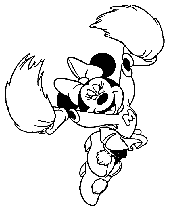 Cheerleading coloring pages printable for free download