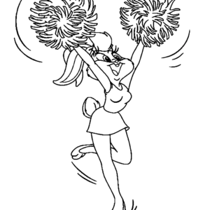 Cheerleading coloring pages printable for free download