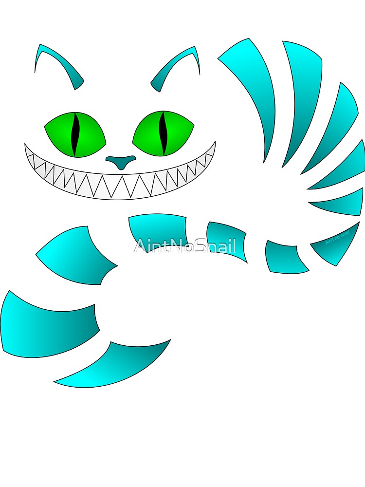 Blue cheshire cat baby one