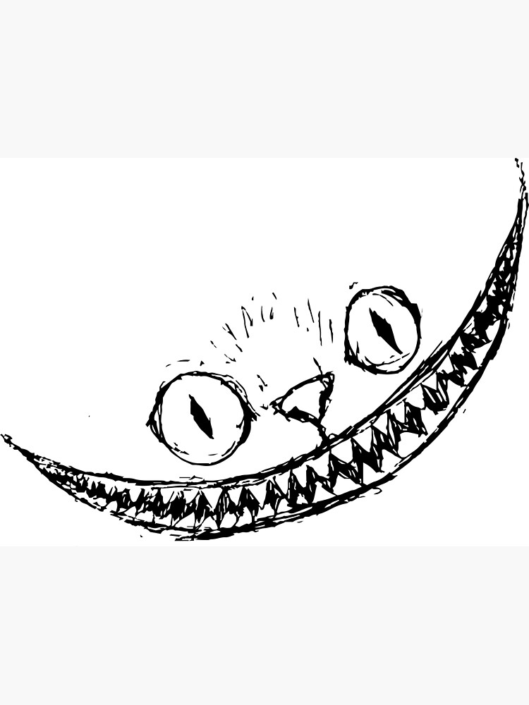 Cheshire cat art print for sale by rayneeyday
