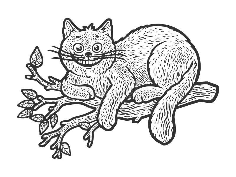 Cheshire cat tattoo stock illustrations â cheshire cat tattoo stock illustrations vectors clipart