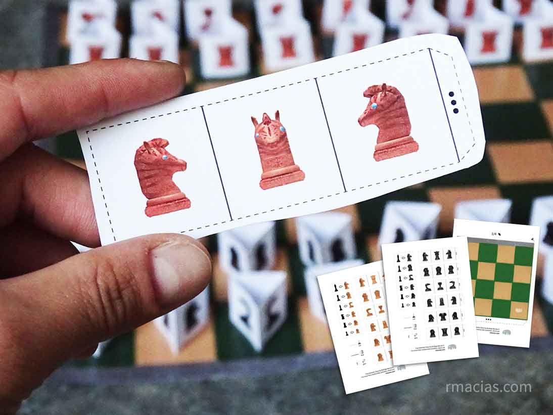 Chess for kids printable chess board and chess pieces
