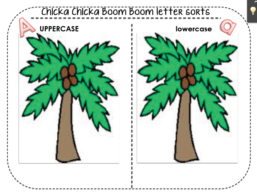 Chicka chicka boom boom freebie kristens kindergarten