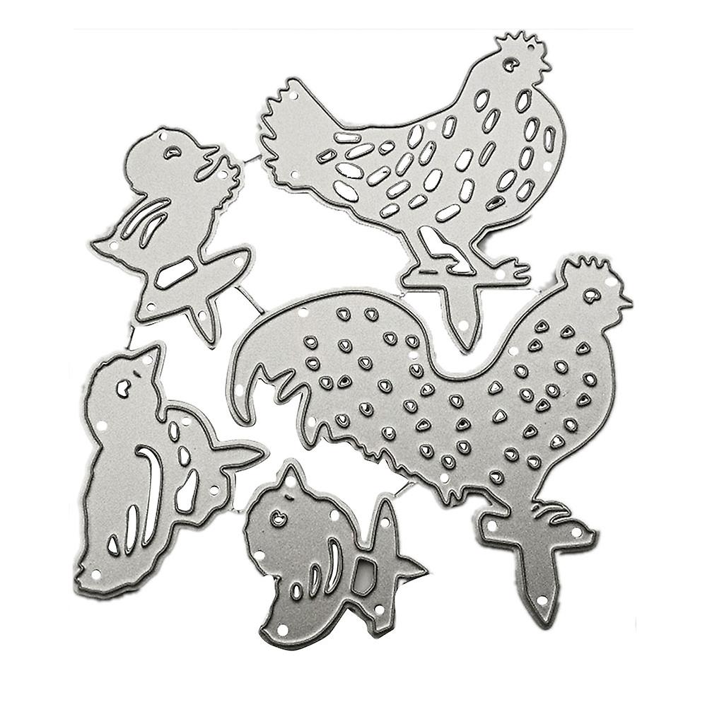 Chickens metal cutting dies stencil diy scrapbooking album paper card template