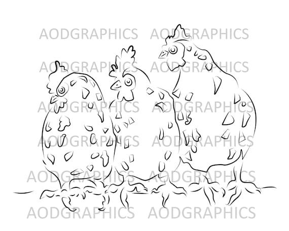 Chicken paint party clip art paint sip chicken vector chicken printable chicken stencil