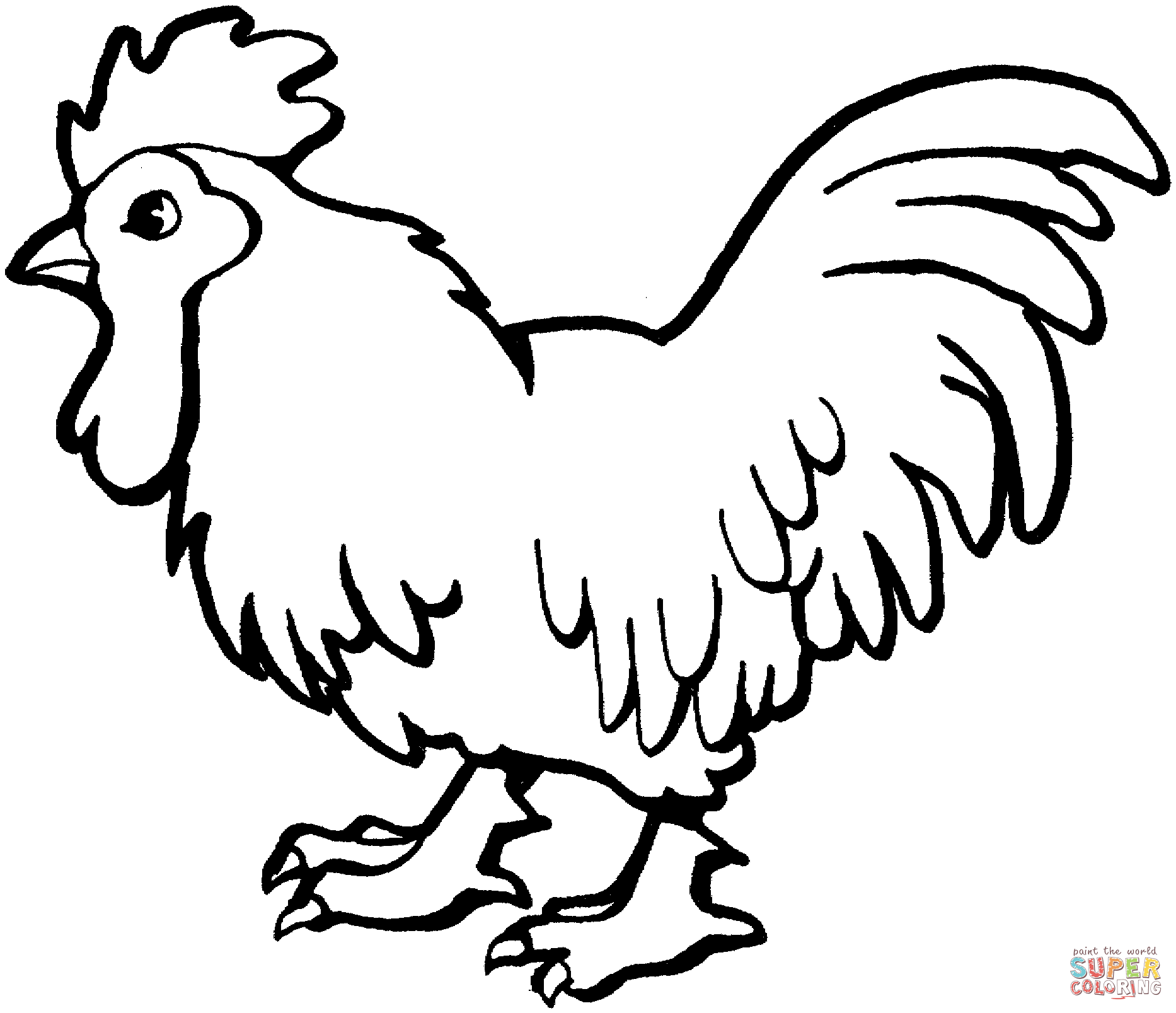 Chicken colouring