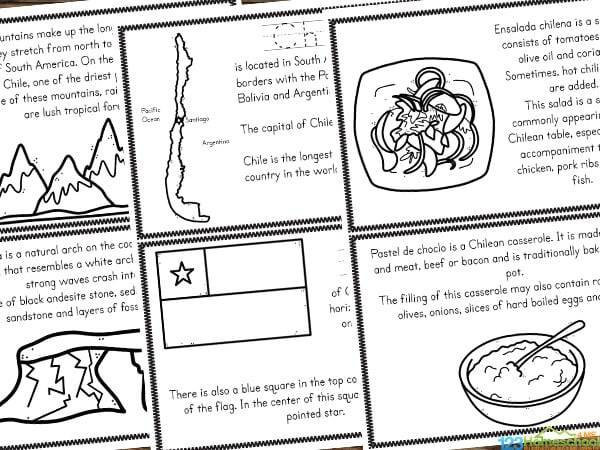 Free chile for kids printable reader