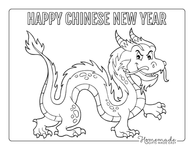Free dragon coloring pages for kids adults