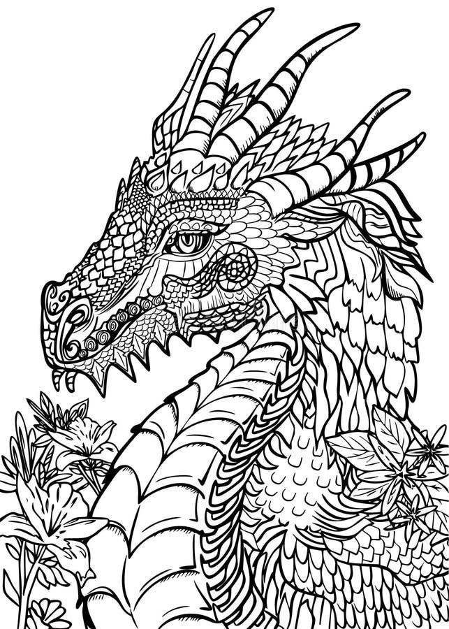 Chinese dragon colouring stock illustrations â chinese dragon colouring stock illustrations vectors clipart