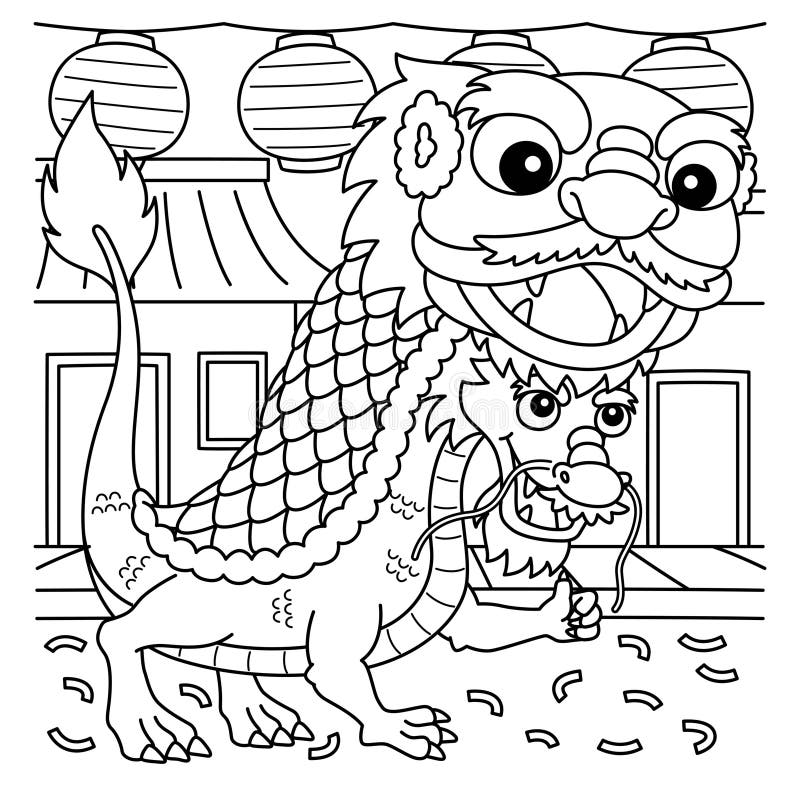 Chinese dragon colouring stock illustrations â chinese dragon colouring stock illustrations vectors clipart