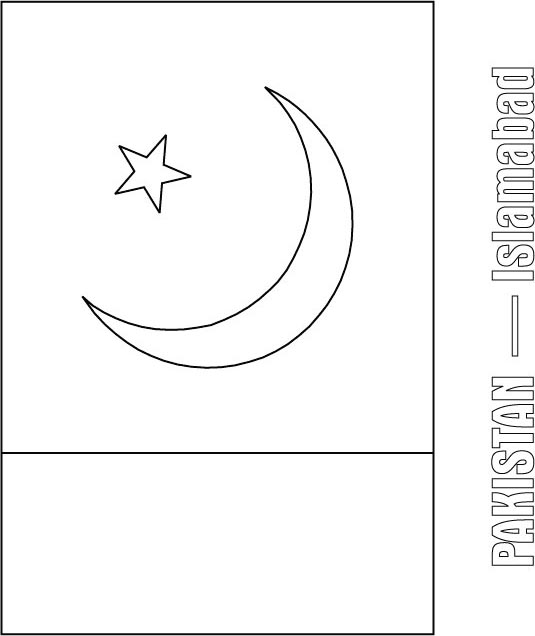 Pakistan flag coloring page download free pakistan flag coloring page for kids best coloring pages