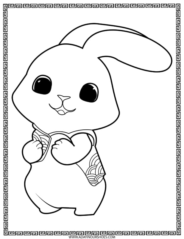 Free printable chinese zodiac coloring pages for kids and adults