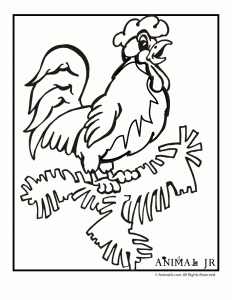 Chinese zodiac printable coloring pages animal jr
