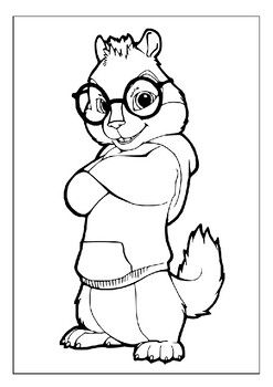 Elevate playtime with alvin and the chipmunk printable coloring pages for kids