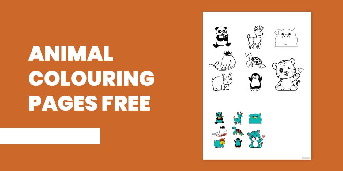 Animal colouring pages free download print