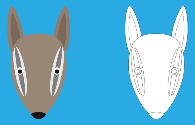 Page animal ear outlines images