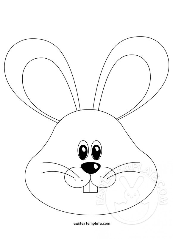 Bunny head with ears