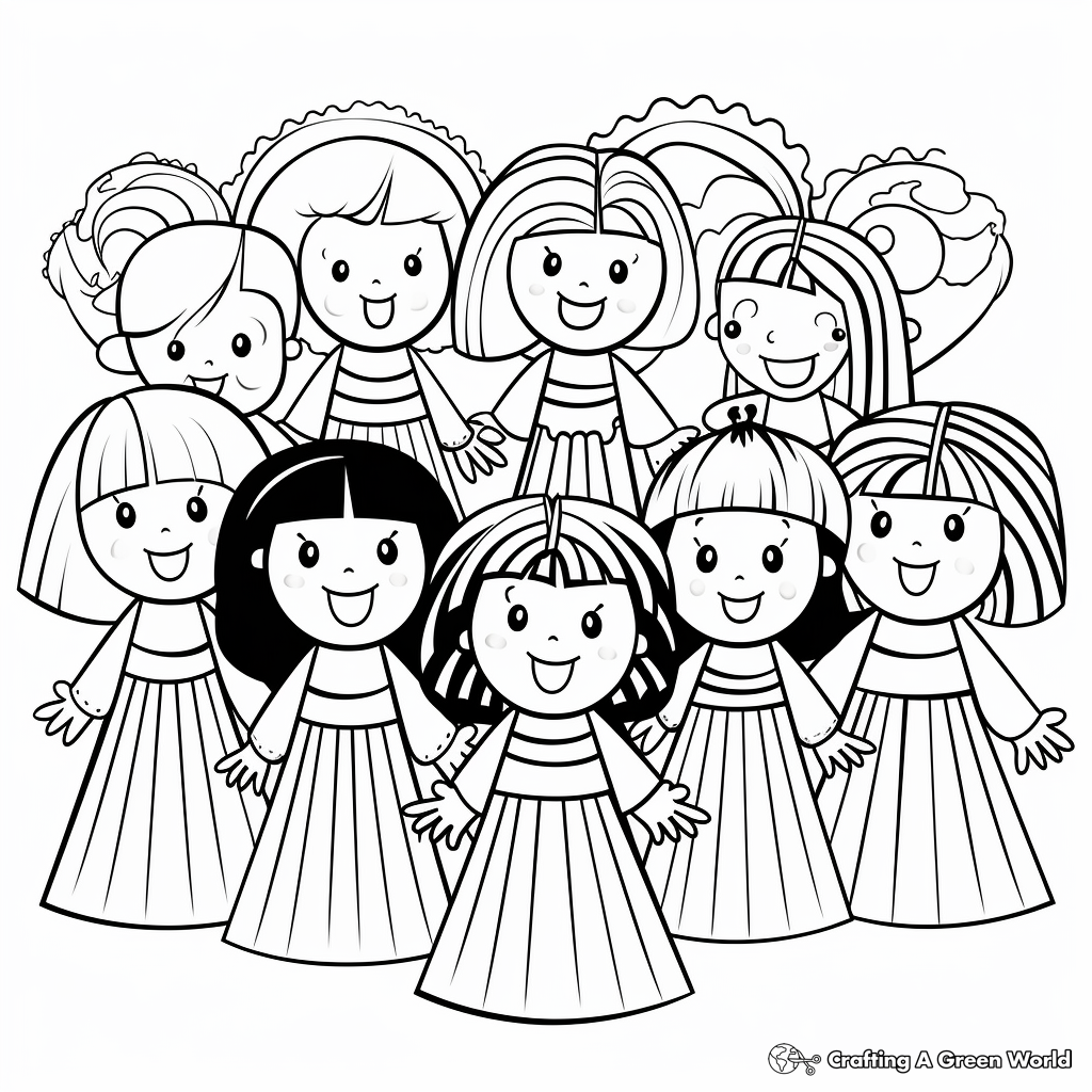 Christian christmas coloring pages
