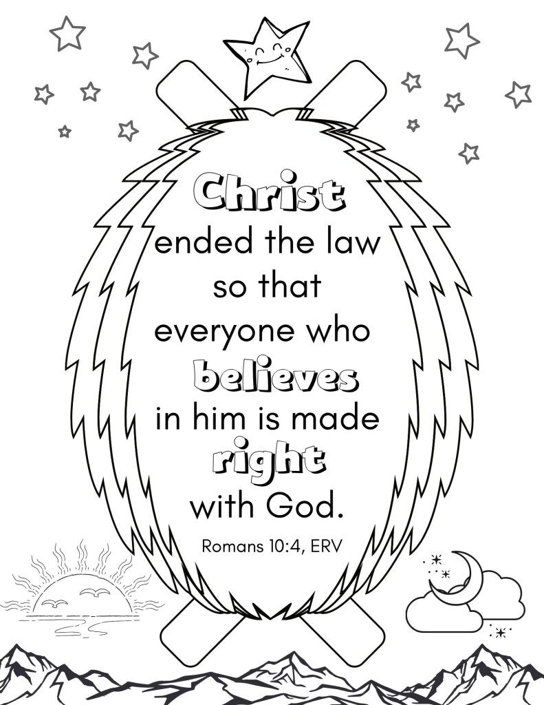Free bible coloring pages for kids