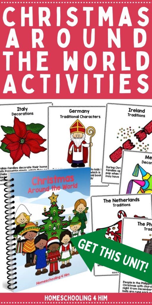 Christmas around the world printables