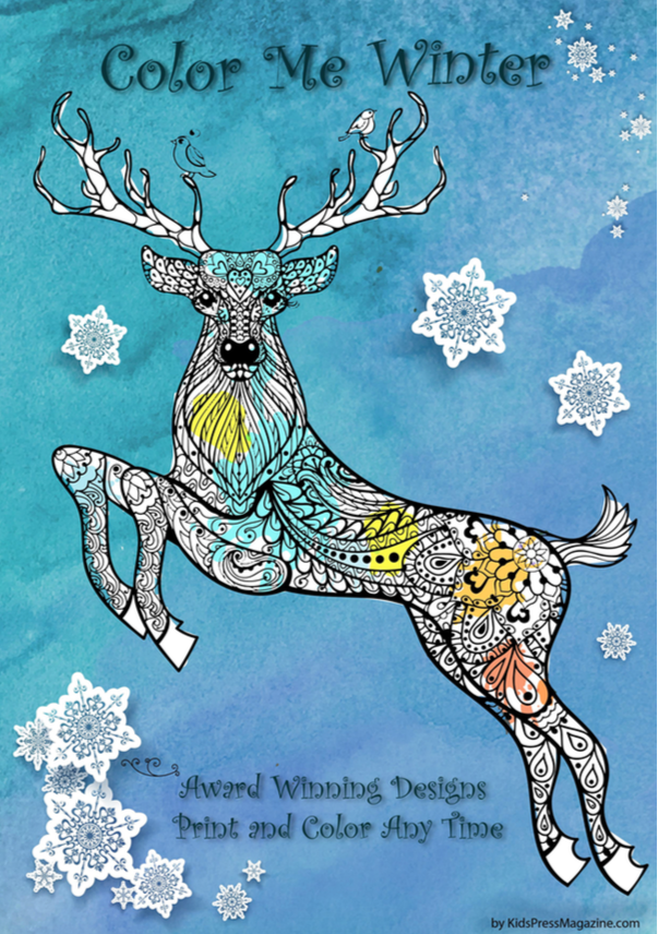 Best christmas holidays coloring activities for kids and adults