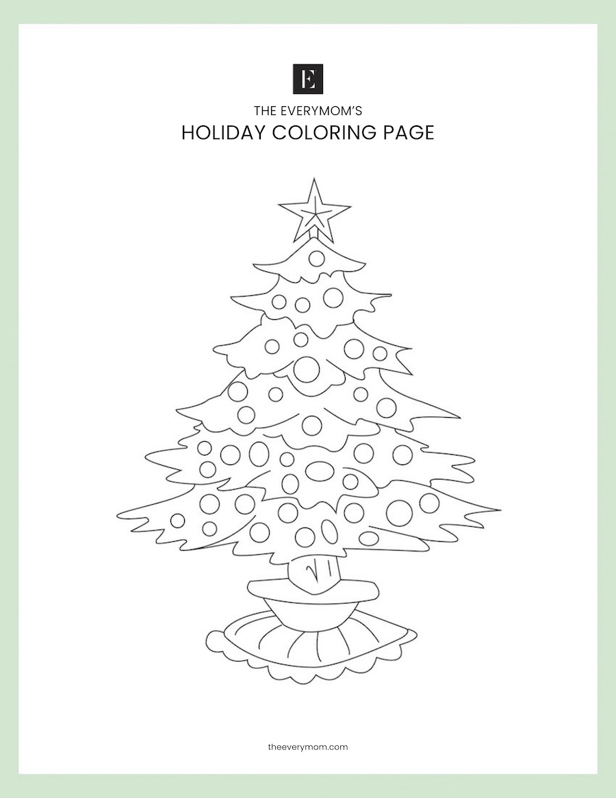Festive fun free printable holiday coloring pages for kids